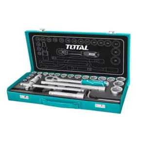 Total Tools Total Tool Box Socket Set 24pcs ½" THT141253