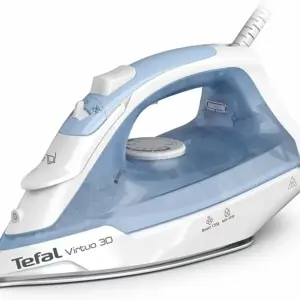 Tefal Appliances Tefal Steam Iron 2000W with Ceramic Duraglide Non-Stick Soleplate, 120g/min Steam Boost & Fast Heating FV2C41G0