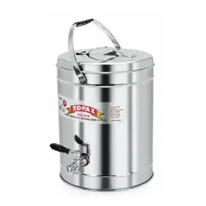Topaz Tea Can Stainless Steel 25L Eco-Friendly Tea/Coffee Urn Hot & Cold Pot Leak Proof Food Grade