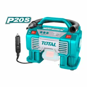 Total Tools Total Air Compressor Auto Cordless Lithium Ion 160Psi with Led Display TACLI2002