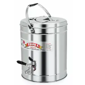 Topaz Tea Can Stainless Steel 40L Eco-Friendly Tea/Coffee Urn Hot & Cold Pot Leak Proof Food Grade