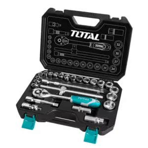 Total Tools Total Tool Box Socket Set 25pcs ½" THT121251