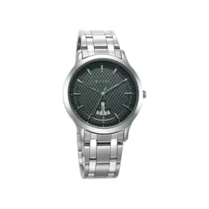 Titan Watch Titan Karishma Quartz Analog Green Dial Watch for Men with Silver Stainless Steel Strap 1825SM11