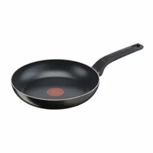 Tefal Frypan 28cm Easy Cook Titanium Nonstick Thermo Signal B5540602 - Aluminium Material With Heat Indicator Dishwasher Safe And Pfoa Safe