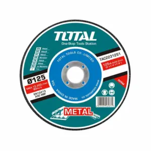 Total Tools Total Abrasive Grinding Disc 5” for Metal TAC2231251