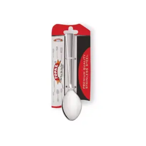 Topaz Tea Spoon 6pcs Mirror Polished Stainless Steel Perfect For Home, Hotel, Restaurant 0092