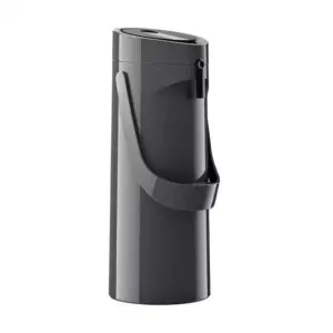Tefal Thermose 1.9l Pump Leak Proof 12h Hot and 24h Cold Temperature Control K3140114 - Polypropylene Body Material Removable Lid Vacuum Glass Liner