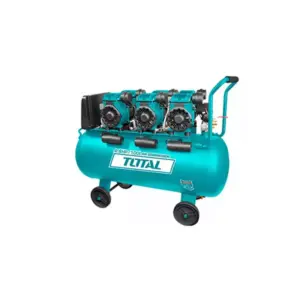 Total Tools Total Air Compressor 100L Oil Free System, 2 Motors 4.8HP TCS3361008