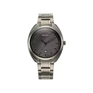 Titan Watch Titan IBD Bolt Quartz Analog Anthracite Dial Watch for Men with Date, Grey Stainless Steel Strap 1887QM01