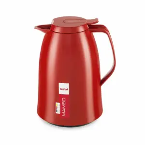 Tefal Thermose 1.5l Mambo Leak Proof 12h Hot and 24h Cold Temperature Control K3039212 - Polypropylene Body Material Screw Lid Lock System Vacuum Glass Liner