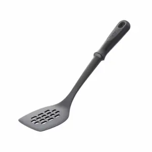 Tefal Comfort Slotted Angle Spatula High-Heat Resistance Scratch-Free for Cookware Dishwasher-Safe Ergonomic Design Black Plastic K1292014