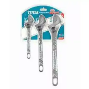 Total Tools Total Adjustable Wrench Set (6",8",10") 3Pcs/Set THTK1013