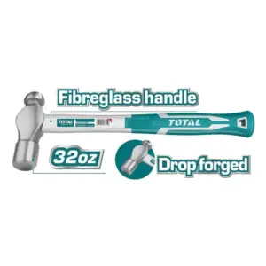 Total Tools Total Ball Pein Hammer 900g Fibre Handle THT74326
