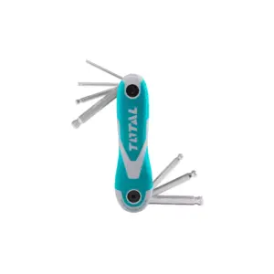 Total Tools Total Ball Point Hex Key Set 2-8mm with Heat Treatment & Chrome Plated THT1061836 (Pack of 8pcs)