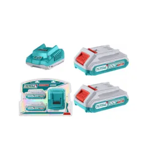 Total Tools Total Cordless Lithium-ion Battery & Charger Kit 20V TFBCPK1222