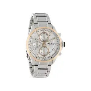 Titan Watch Titan Octane Active Quartz Multifunction White Dial Watch for Men with Stainless Steel Strap 90104KM03