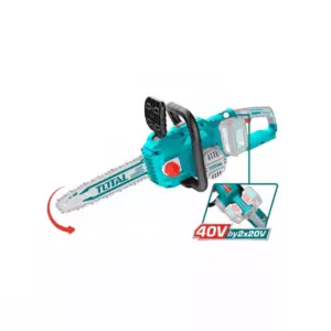 Total Tools Total Cordless Chain Saw Lithium-ion 40V with 16'' Saw Chain & 16'' Chain Saw Bar TGSLI40168