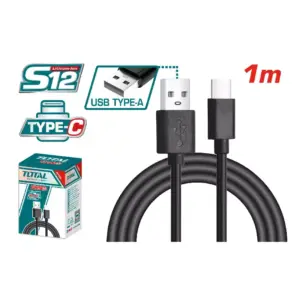 Total Tools Total USB Type-A to Type-C Cable 1m TIUCC01