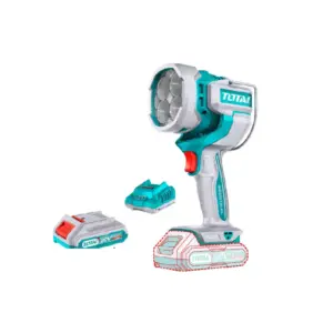 Total Tools Total Cordless LED Work Lamp 20V with 2.0Ah Lithium-ion Battery & Charger TWLI20881