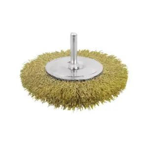 Total Tools Total Circular Grinding Wire Brush 50mm 2" with Shank 1/4" for Drill TAC34021