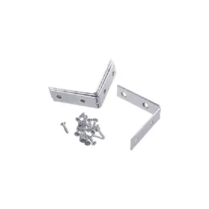 Total Tools Total Corner Brace 50x50mm 4pcs Set with 16pcs Fasteners TCB2050