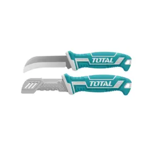 Total Tools Total Cable Stripping Knife 200mm Curved Blade THT51882