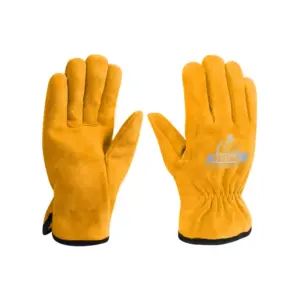 Total Tools Total Cow Split Leather Hand Gloves 10" TSP14210