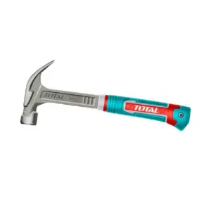 Total Tools Total Claw Hammer 355mm 20oz/560g with Magnetic Nail Function, Drop-Forged Hammer Head THCH61020L