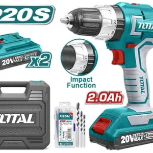 Total Tools Total Impact Drill Machine Cordless Li-Ion 20V TIDLI20031