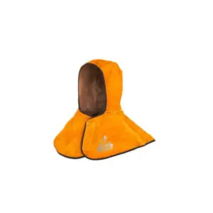 Total Tools Total Cowhide Welding Cap 1.1-1.3mm with Spilt Cowhide, Hook & Loop Tape, Polyester Taffeta Lined TSP20101