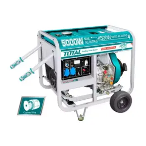 Total Tools Total Diesel Generator 5kW Single Phase Pull & Electric Start TP450001-8