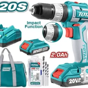 Total Tools Total Impact Drill Machine Cordless Li-Ion 20V TIDLI2002