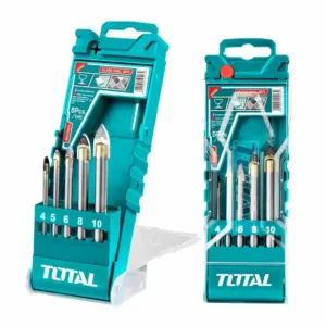 Total Tools Total Drill Bit Set for Glass 5pcs TACSD7256