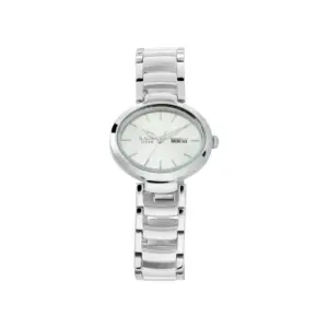 Titan Watch Titan Raga Viva 3 Analog Silver Dial Watch for Women with Day & Date, Metal Strap 2620SM01