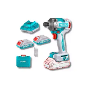Total Tools Total Cordless Impact Driver 230Nm Lithium-ion 20V with Screwdriver Bits, Battery & Charger TIRLI2023