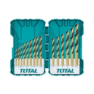 Total Tools Total Drill Bit Set Hss 15pcs TACSDL51501