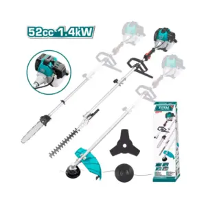 Total Tools Total Grass Trimmer Bush Cutter Petrol Multitool 52cc TMT55211