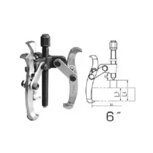 Total Tools Total Gear Puller 3 Jaws 6" THTGP366