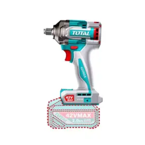 Total Tools Total Cordless Impact Wrench 42V with Brushless Motor, Battery & Charger TIWLI42461