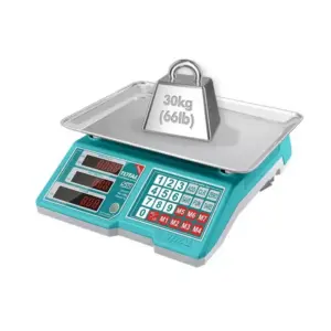Total Tools Total Electronic Scale Cordless Lithium Ion 30kg TES1201