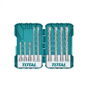 Total Tools Total Drill Bit Set SDS Plus Pack of 9 TACSDL30901
