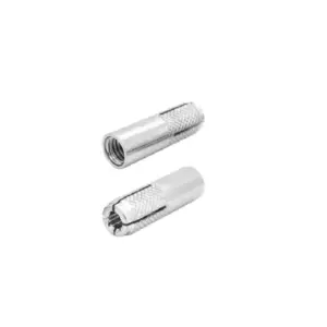 Total Tools Total Drop-In Anchor Plug 3/8"x1-3/4" Carbon Steel, Zinc Plated Finish THWDA381341 (Pack of 50pcs)