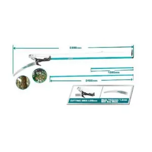 Total Tools Total Garden Pruner & Extendable Pole Saw THEPS25281