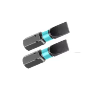 Total Tools Total Impact Screwdriver Bits SL6x1x25mm 2pcs Set TACIM71SL625