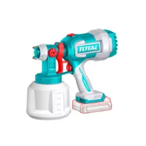 Total Tools Total Cordless Spray Gun 20V 1000ml with Battery, Charger & Accessories TSGLI20042