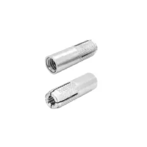 Total Tools Total Drop-In Anchor Plug 5/8"x2-1/2" Carbon Steel, Zinc Plated Finish THWDA582121 (Pack of 50pcs)