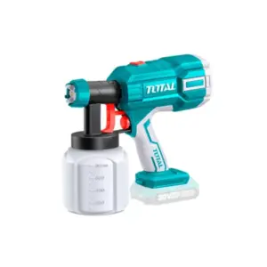 Total Tools Total Cordless Spray Gun 20V 800ml with Battery, Charger & Accessories TSGLI20406