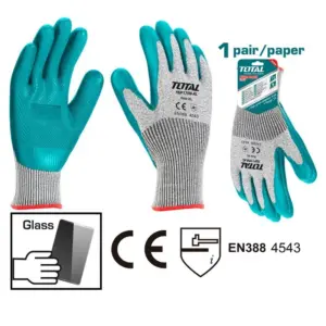Total Tools Total Gloves Cut Resistant Latex Coated Palm TSP1706-XL