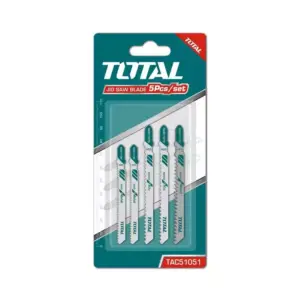 Total Tools Total Jig Saw Blade For Wood/Metal/Aluminum 5pcs TAC51051