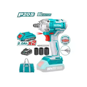 Total Tools Total Impact Driver & Wrench Cordless Lithium-ion 20V TIWLI20208